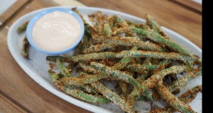 Green Bean Fries with Spicy Mayo