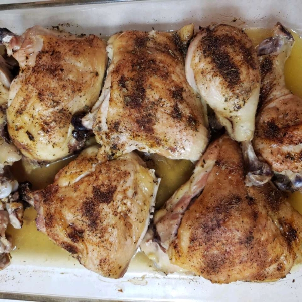 Crispy and Tender Baked Chicken Thighs