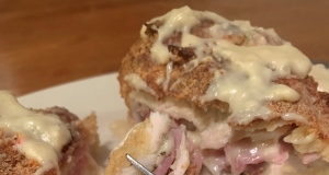 Chicken Cordon Bleu with Dijon Cream Sauce