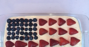 Red, White and Blue Strawberry Shortcake