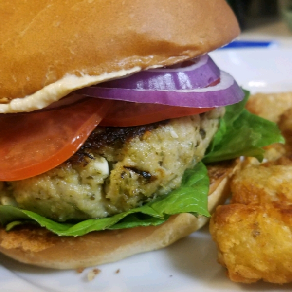 Pesto Turkey Burgers