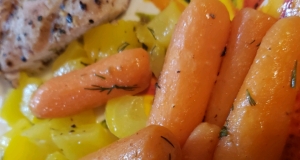 Baby Carrots with Dill Butter