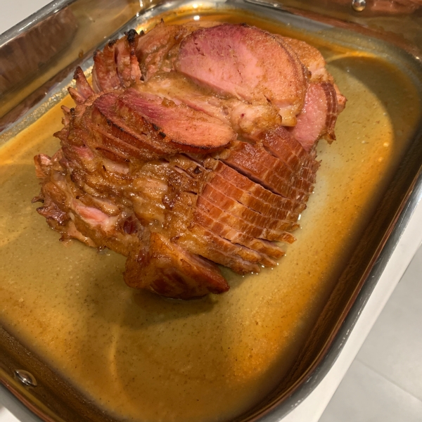 Brown Sugar and Pineapple Glazed Ham