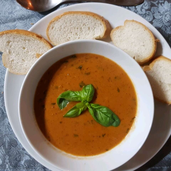 Parmesan Basil Tomato Soup
