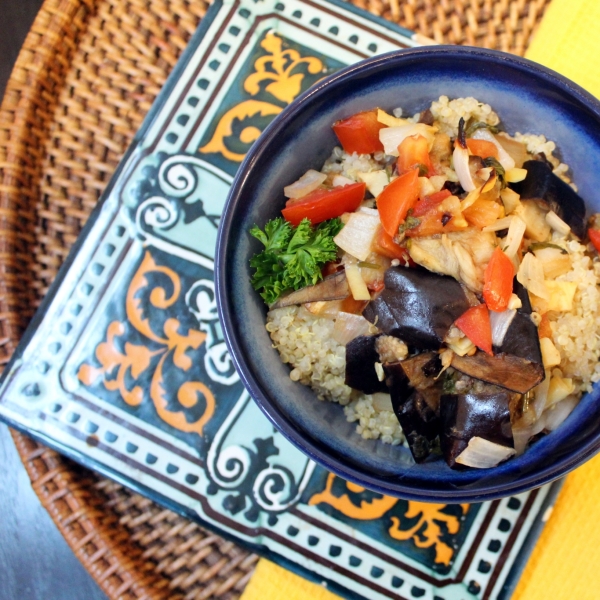 Lisa's Herbed Eggplant Medley