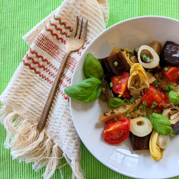 Lisa's Herbed Eggplant Medley