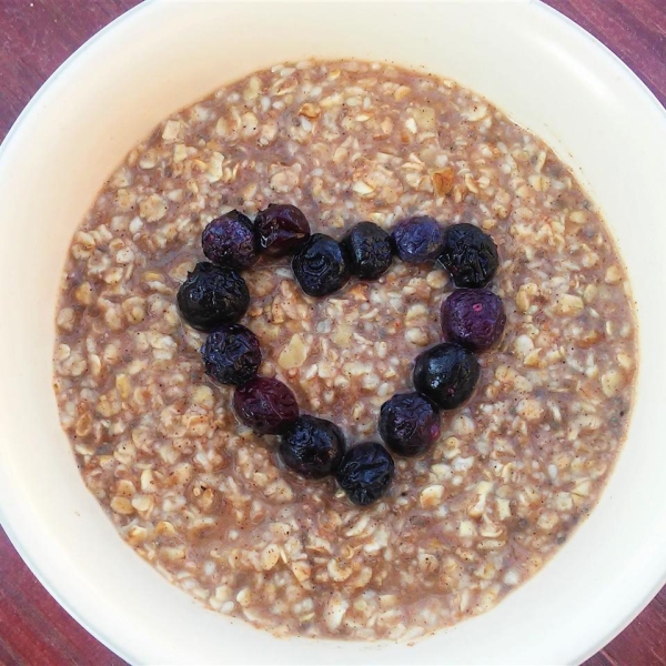 Nutty Blueberry Oatmeal