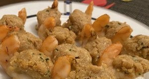 Baked Stuffed Shrimp with Ritz Crackers