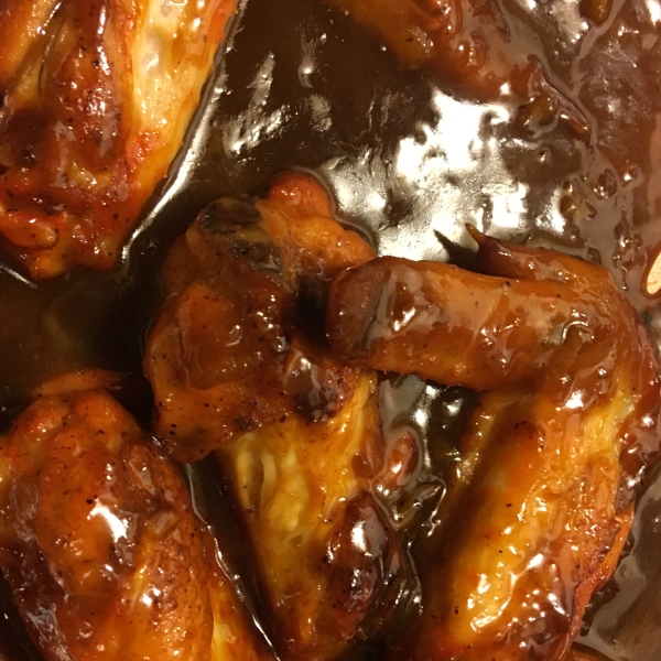 Orange Glazed Chicken Wings