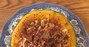 Buttercup Squash with Apples and Pecans