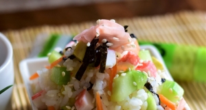Easy California Roll Sushi Salad