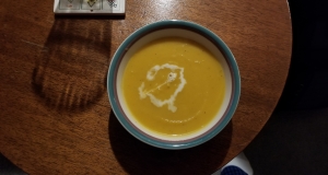 Butternut Squash Soup with Hazelnut Creamer