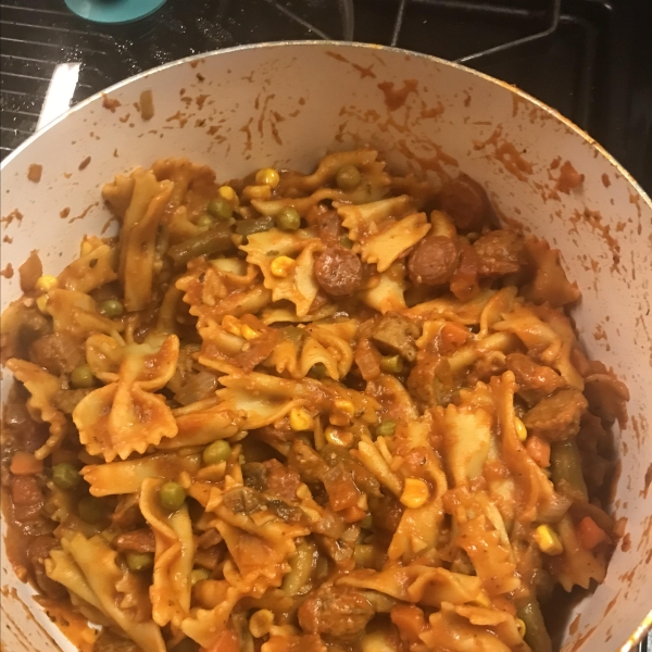 One-Pot Spaghetti with Meat Sauce