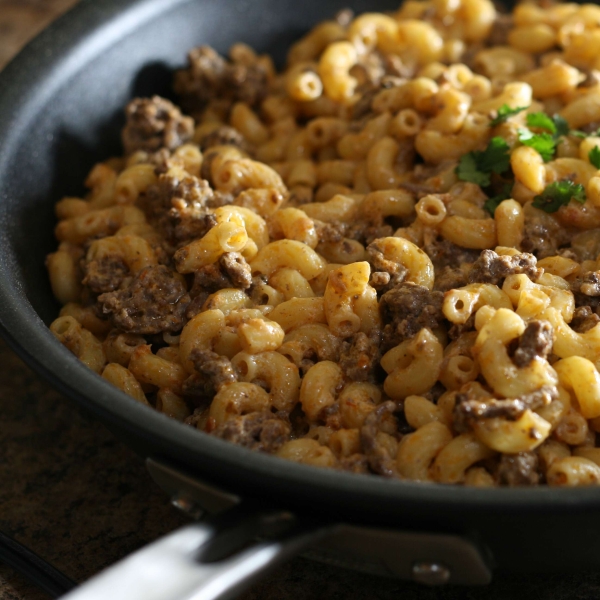 Presto Pesto Hamburger Mac