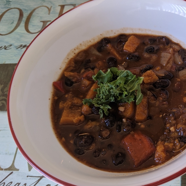 Sweet Potato and Black Bean Chili