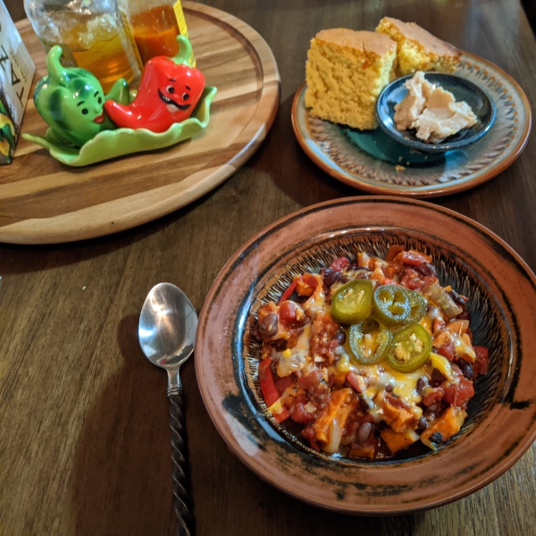 Sweet Potato and Black Bean Chili