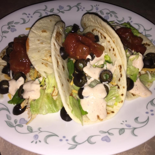 Ranch Chicken Tacos