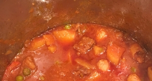 Caldereta (Filipino Beef and Chorizo Stew)