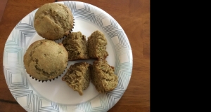 Avocado-Banana-Walnut Muffins