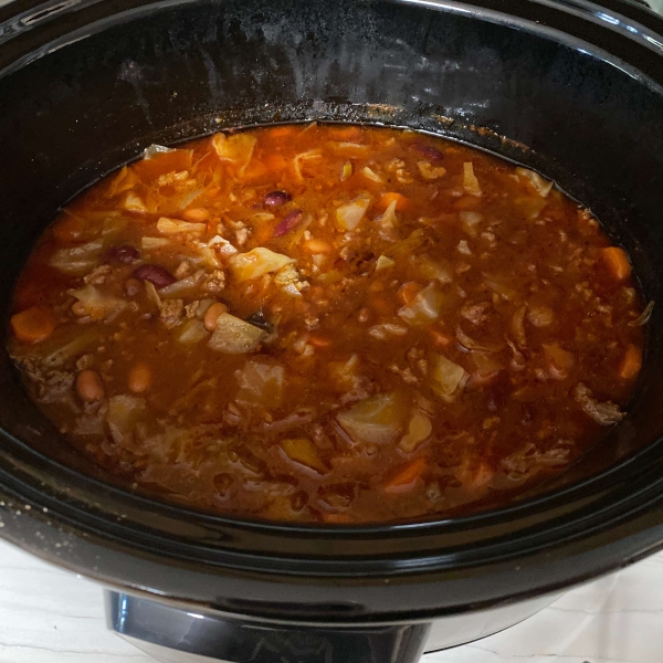 Cabbage Beef Soup