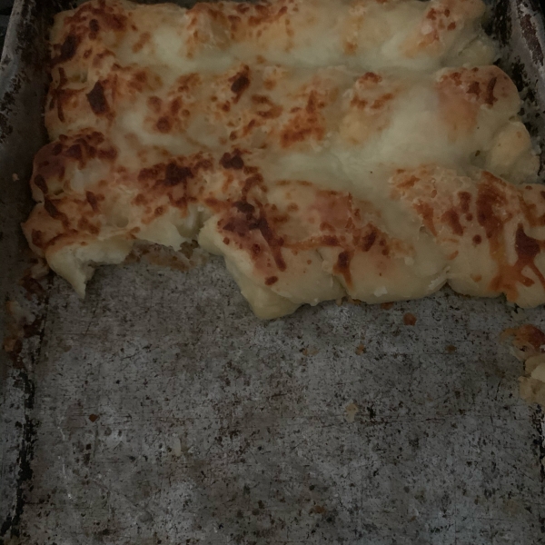 Soft Garlic Parmesan Breadsticks
