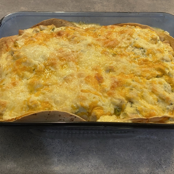 Creamy Chicken Tortilla Bake