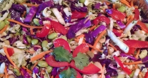 Asian Coleslaw with Edamame