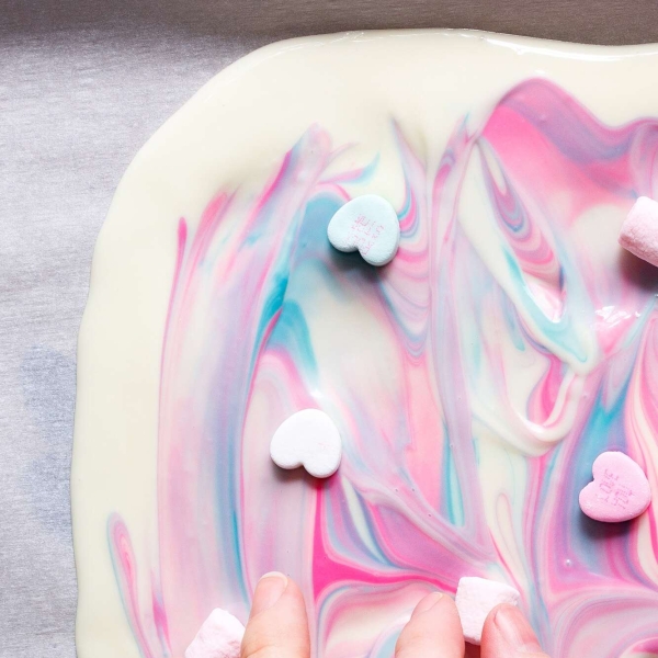 Valentine's Day Unicorn Bark