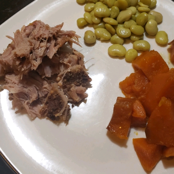 Slow Cooker Pork Loin Roast with Brown Sugar and Sweet Potatoes