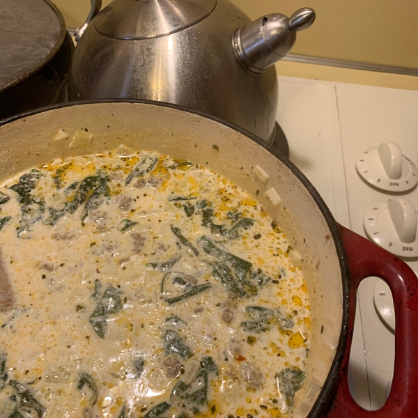 Sausage, Potato and Kale Soup