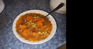 Slow Cooker Beef Barley Soup