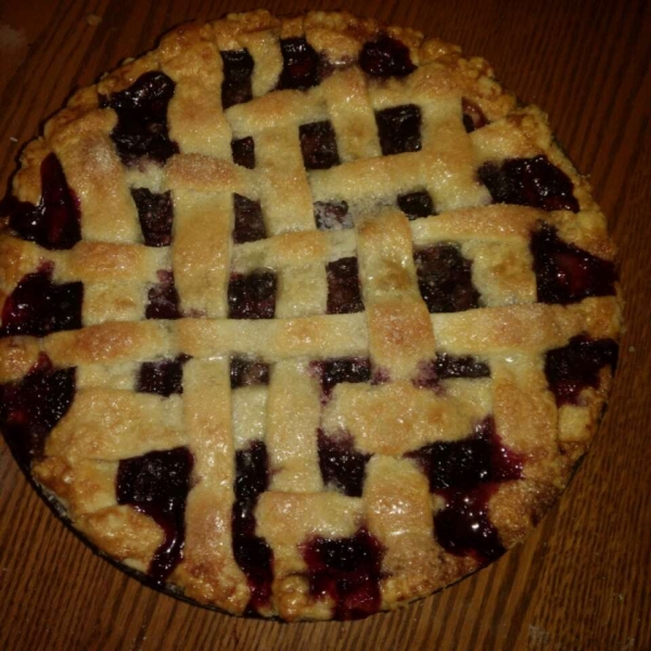 Grandma's Blueberry Pie