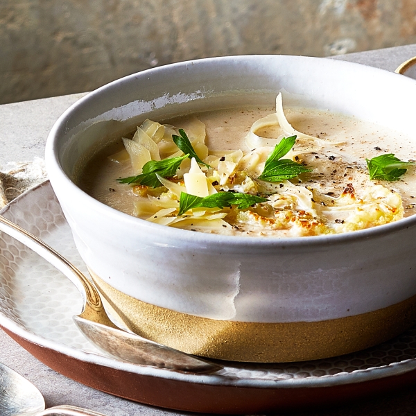 Cauliflower Gruyere Soup