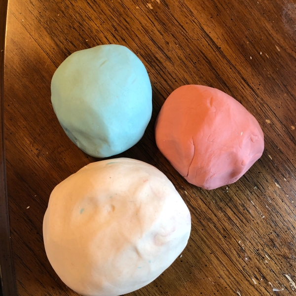 Colorful Homemade Playdough