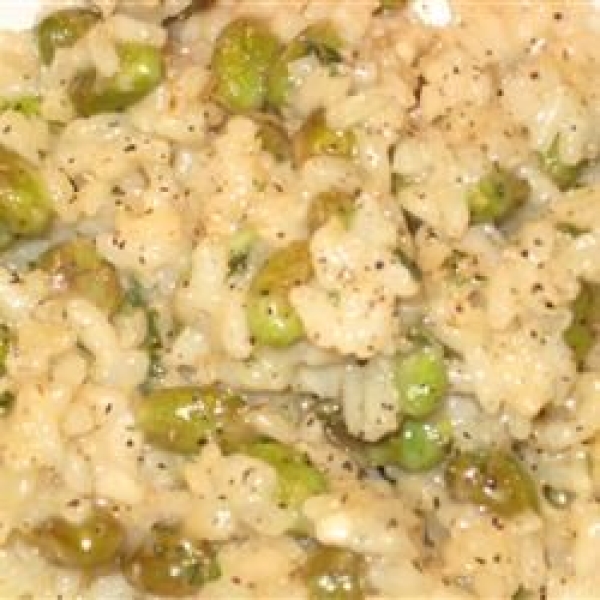 Creamy Edamame Risotto