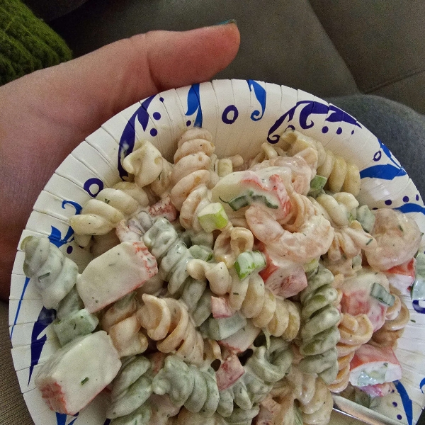 Creamy Crab and Pasta Salad
