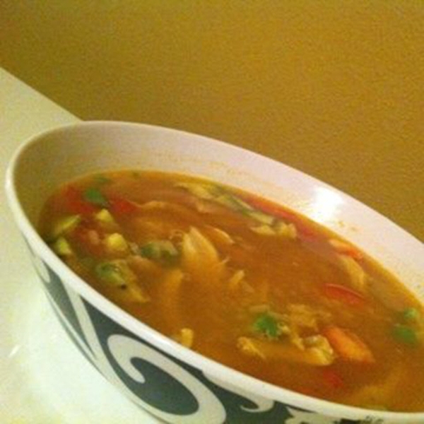 Mexican Chicken Soup with Rice (Caldo de Pollo con Arroz)