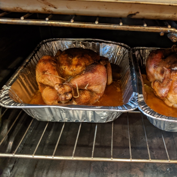 Roast Sticky Chicken-Rotisserie Style