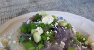 Yellow and Purple Mashed Potatoes