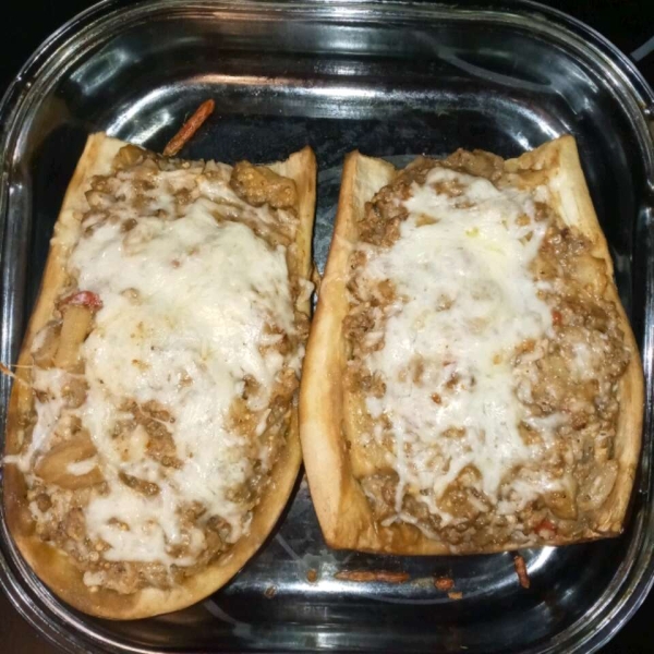 Baked Eggplant with Ground Beef