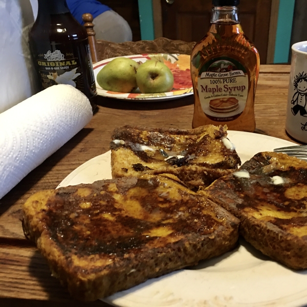 Pumpkin Pie French Toast