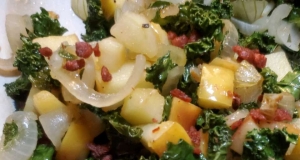 Sauteed Kale with Apples