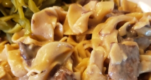 Beef Stroganoff in an Instant