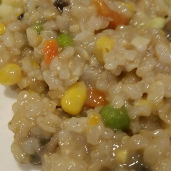 Brown Rice and Vegetable Risotto