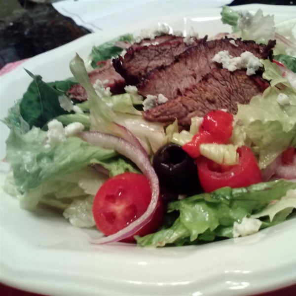 Blackened Steak Salad with Berry Vinaigrette