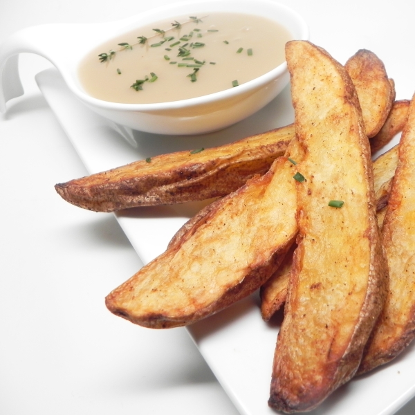 Air-Fryer Potato-Skin Wedges
