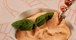 Spicy Basil Mayo Summer Condiment