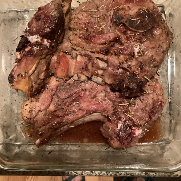 Grilled Leg of Lamb Steaks