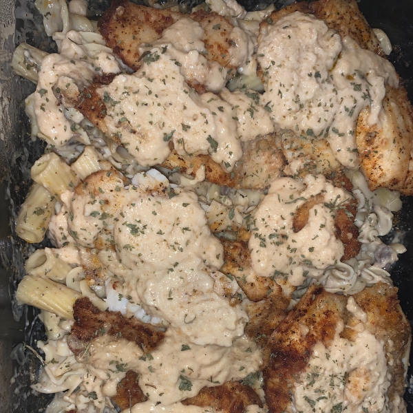 Garlic Alfredo Tilapia