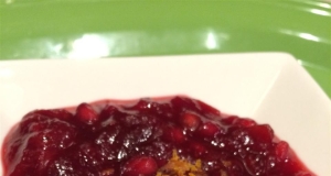 Perfect Pomegranate Cranberry Sauce